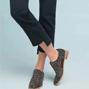 ALL BLACK Cutout Cowman Shoes, Size 38